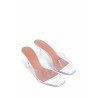 lupita glass pvc mules