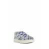 check knit box sneakers