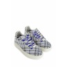 check knit box sneakers