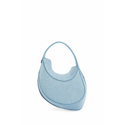 spiral curve 02 mini denim bag