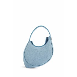 spiral curve 02 mini denim bag