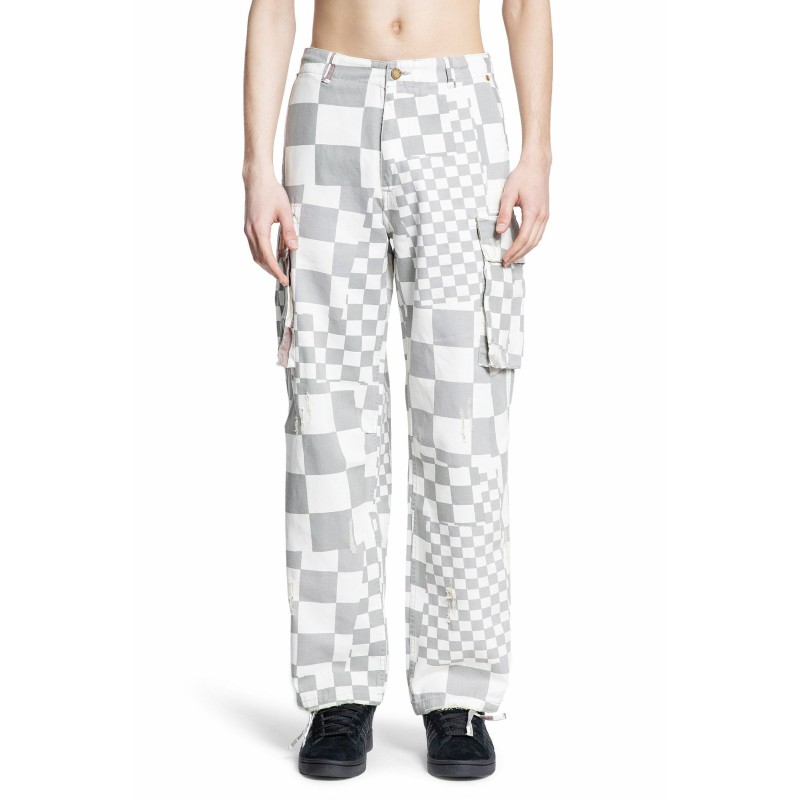 checkered cargo pants