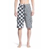 checkered cargo swim shorts