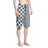 checkered cargo swim shorts