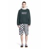 checkered cargo swim shorts