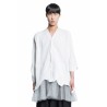 spliced cardigan with lurex hem