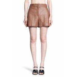 hammmered leather shorts