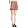 hammmered leather shorts