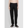 high twisted gabardine low-rise belted pants