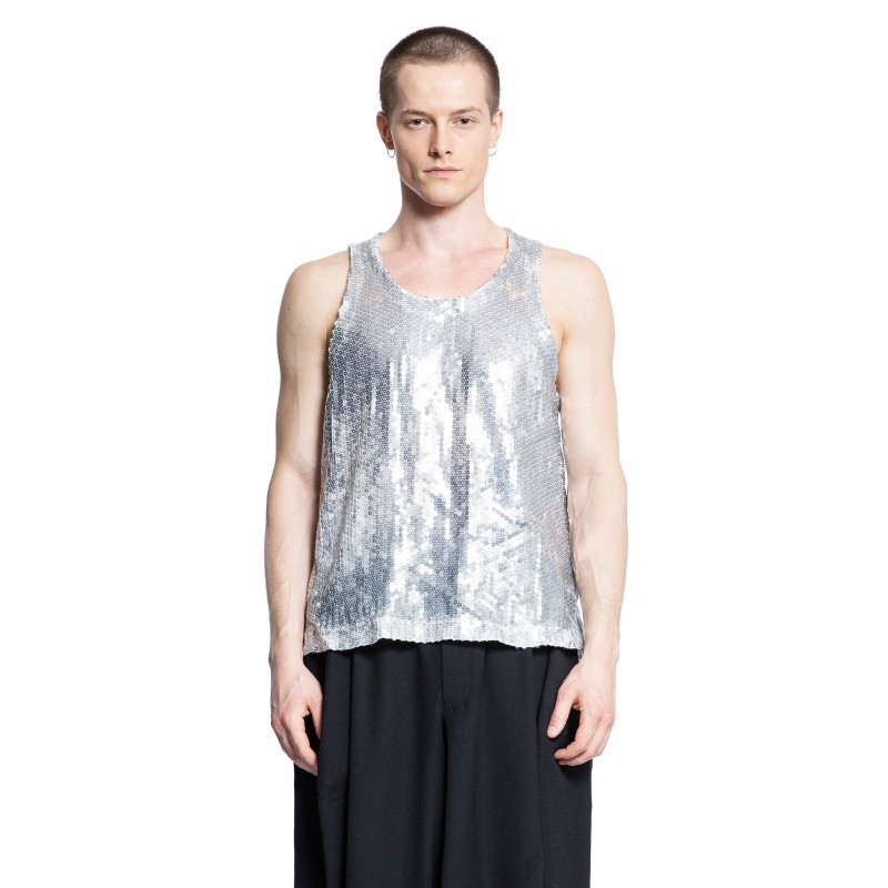 sequined tank top