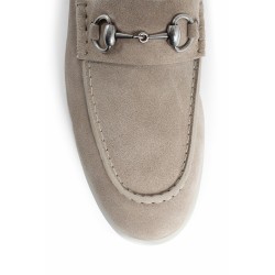 suede horsebit loafers