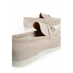 suede horsebit loafers