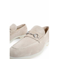 suede horsebit loafers