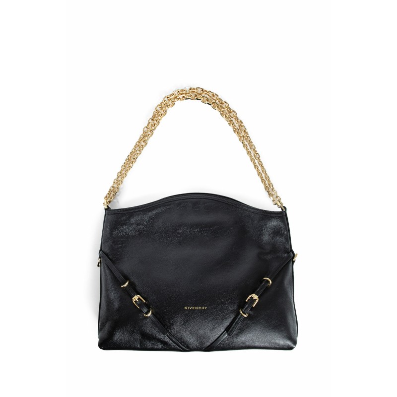 medium voyou chain bag in leather