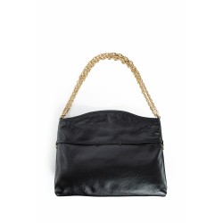 medium voyou chain bag in leather