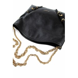 medium voyou chain bag in leather