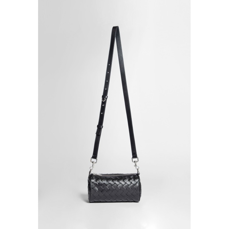 mini classic avenue shoulder bag in intrecciato leather