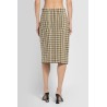 check jacquard midi skirt