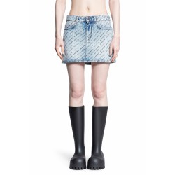 all over logo low waist mini skirt