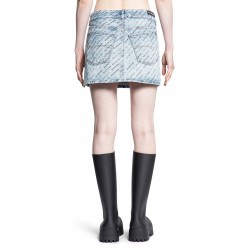 all over logo low waist mini skirt