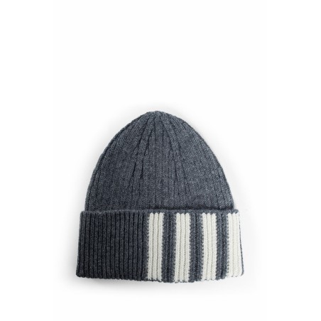 cashmere rib 4-bar hat