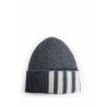 cashmere rib 4-bar hat