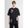 oversized t-shirt with printed pocket holes