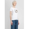 smiley collaboration hand drawn logo tight fit t-shirt