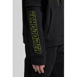 echodomer short sleeve hoodie with separate sleeves