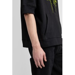 echodomer short sleeve hoodie with separate sleeves