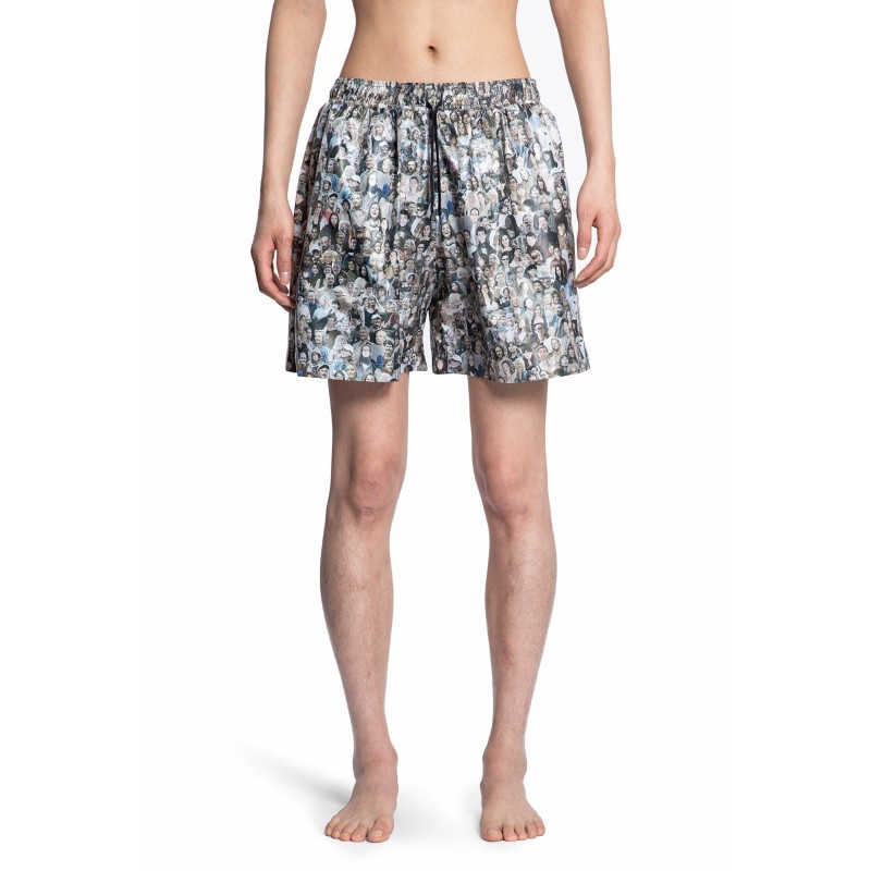 faces print swim shorts