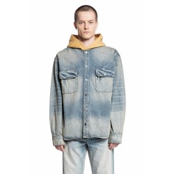 denim hooded overshirt