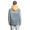 denim hooded overshirt