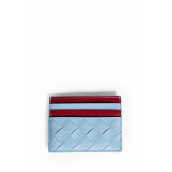 bi-colour intrecciato card holder