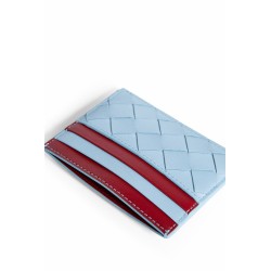 bi-colour intrecciato card holder