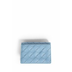 intrecciato leather wallet