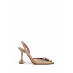 begum sling satin pumps