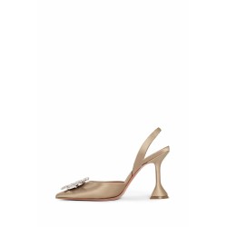 begum sling satin pumps