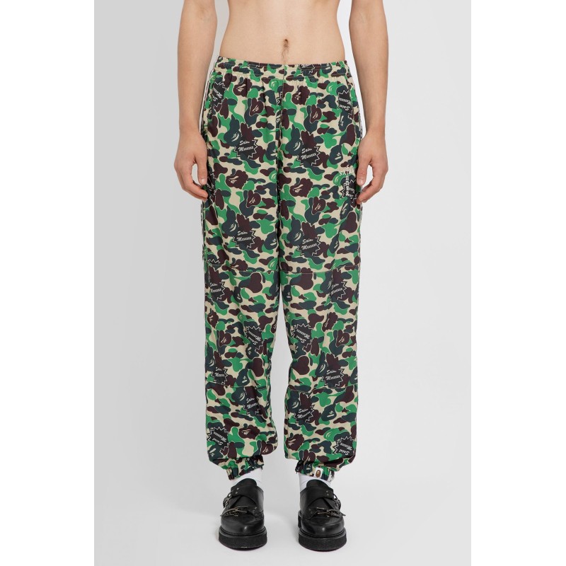 a bathing ape collaboration track pants