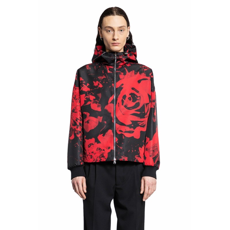 windbreaker wax floral print