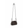 pouch on strap in intrecciato nappa leather