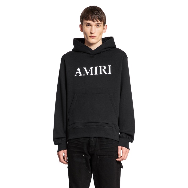 amiri logo hoodie