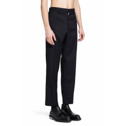 recycled polyester gabardine trousers