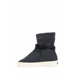 moc knit strap sneakers