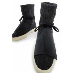 moc knit strap sneakers