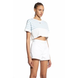 striped cropped t-shirt