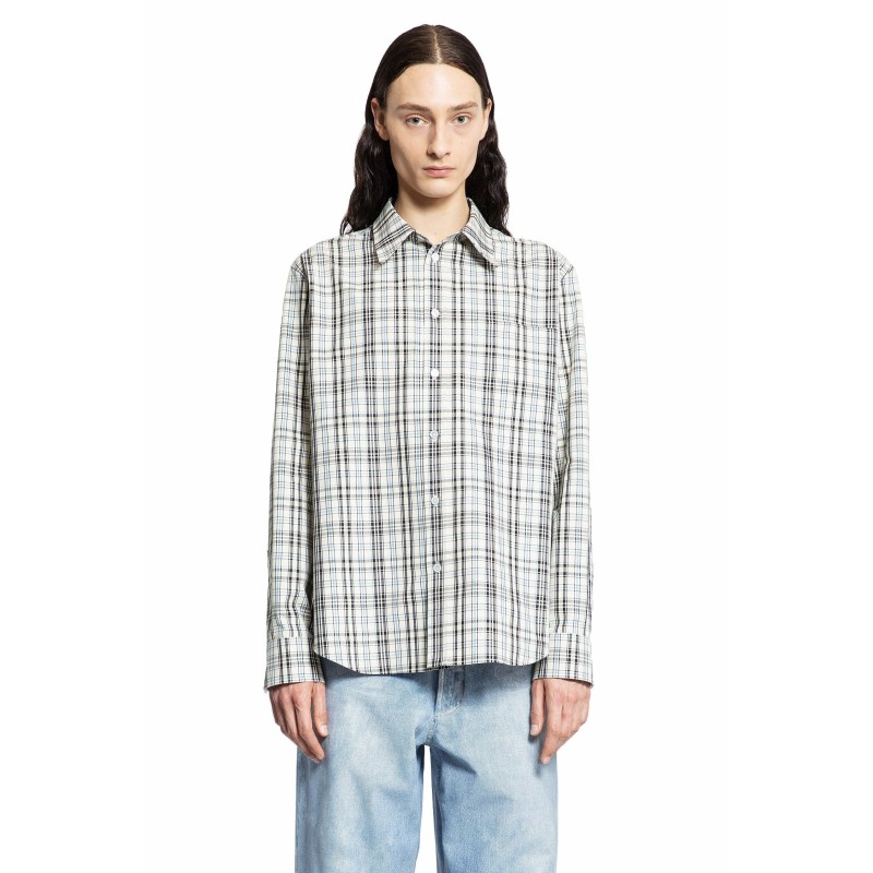 bold compact check shirt