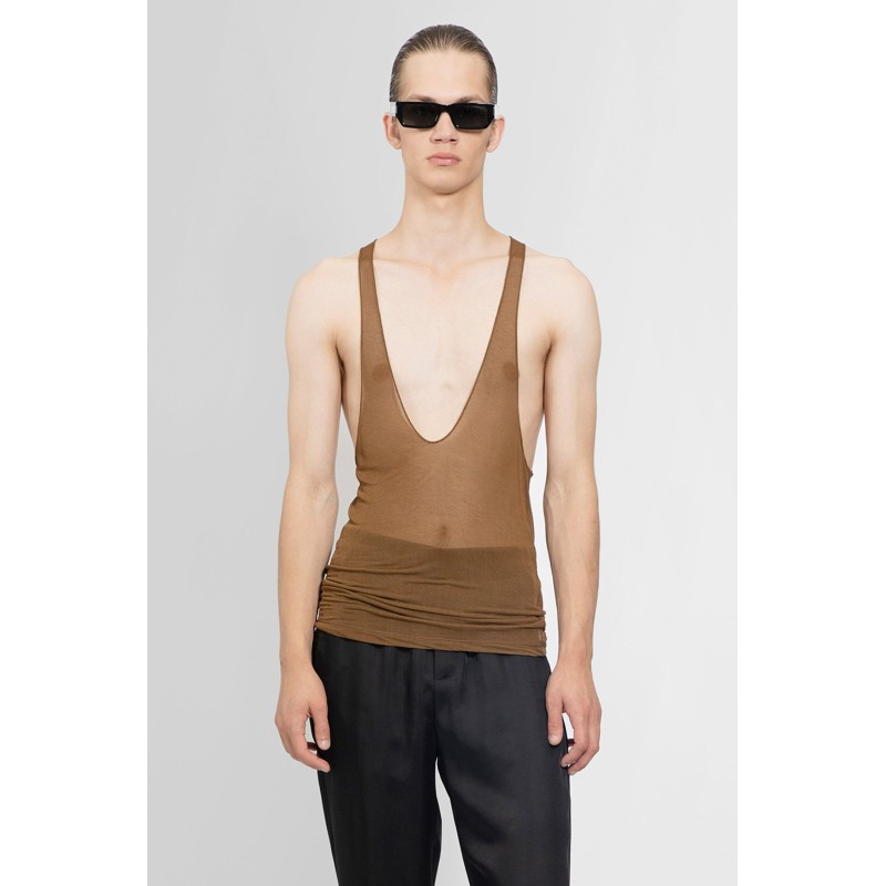 tank top in silk muslin