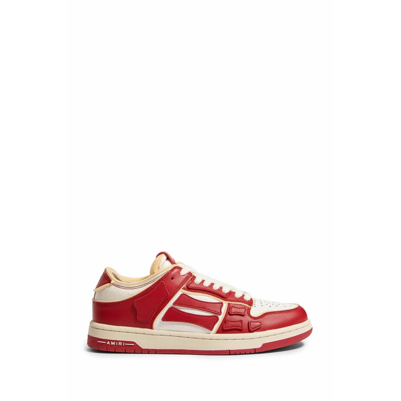 collegiate skeleton low-top sneakers