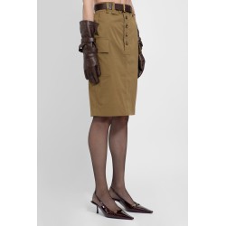 cassandre cargo pencil skirt in cotton twill